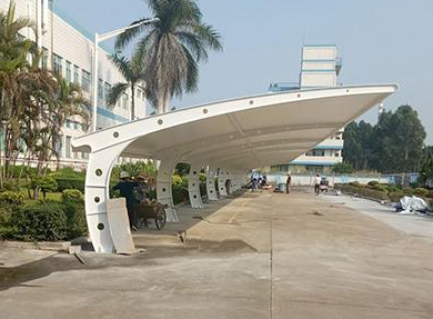 合肥膜結(jié)構(gòu)車棚如何建造？